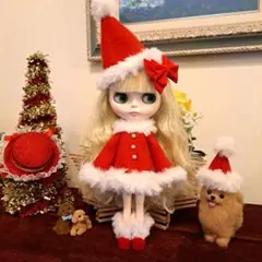 ネオブライス りかちゃん クリスマス アウトフィット 4点セット