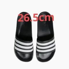 アディダス アディレッタ シャワー サンダル： ブラック ホワイト adidas