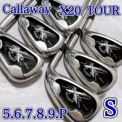 【名器】状態良好 callaway x20 TOUR 6S 6本 S 右 男性用