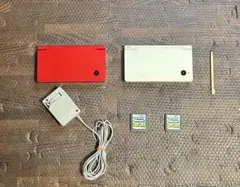 Nintendo DSi 本体2台セット（ホワイト・レッド）