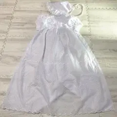 【美品】お宮参り　ベビードレス　50cm