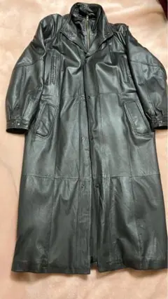 CHARLES KLEIN レザーコート 古着 ブラック 2025年最新】チャールズクライン レザージャケット・ライダース
