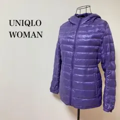 UNIQLO ユニクロ ウルトラライトダウンジャケット フード パープル М