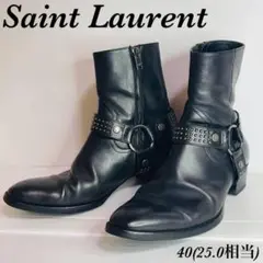 (良品!)saint laurent サンローラン リングブーツ 40サイズ