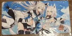 ホロライブ　白上フブキ　アズレン　江風 プレイマット　デスクマット　未使用品