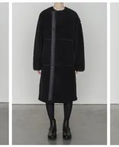 HYKE FAUX SHEARLING COAT 22AW