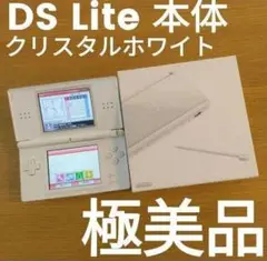 【極美品 完品】 DS Lite /DSライト本体 クリスタルホワイト 箱付