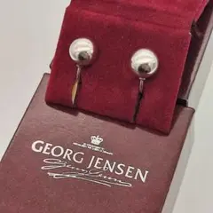 【美品】ジョージジェンセン ボールイヤリング シルバー925