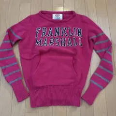 FRANKLIN MARSHALL ピンクセーター Sサイズ