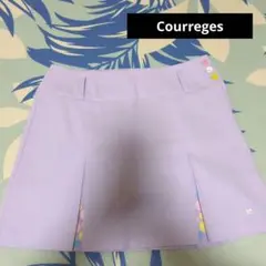 最終値下げcourrègesクレージュ　ゴルフ　インナーパンツ付き ミニスカート