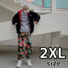 2XL カジュアル パンツ ハーレムパンツ オシャレ 着やすい ストリート 2