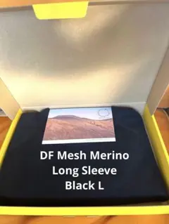 【山と道】DF Mesh Merino Long Sleeve ブラック L