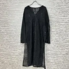 ✨titivate 黒 レース　ワンピ ガウン 羽織り 夏　リゾート
