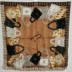 FENDI フェンディ スカーフ 55×55cm 程度
