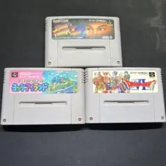 スーパーファミコン ゲームソフト 3本セット