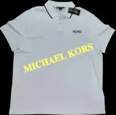 【新品】マイケルコース MICHAEL KORS コットンポロシャツ XL