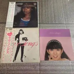 美品 当時モノ ポスター付き LP 竹内まりや/ビギニング+ラヴ・ソングス
