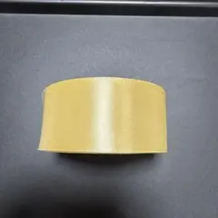サテン　リボン　黄色