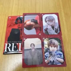 Ryousuke Yamada ビジュアルカード 4枚セット　山田涼介　RED
