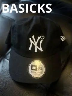 【レア】BASICKS × NEWERA 　コラボキャップ 　ブラック 2025年最新】basicks new eraの人気アイテム - メルカリ