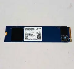Western Digital 512GB M.2 NVMe SSD 動作確認済