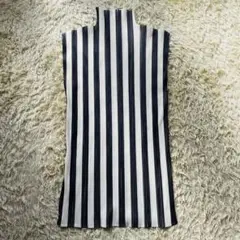 PLEATS PLEASE イッセイミヤケ ストライプ トップス フリーサイズ