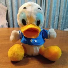 昭和レトロ　ディズニー　ドナルド　ぬいぐるみ