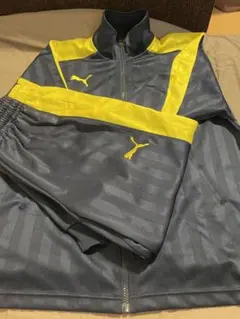 PUMAジャージ　イエロー&ネイビーSSサイズ