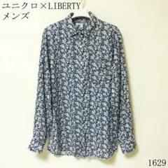 ユニクロ×LIBERTY 花柄長袖シャツ