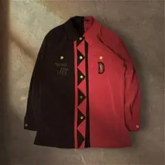 00's vintage 刺繍ロゴ シャツ 韓国系 グランジ y2k モードM