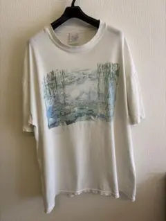 XL モネ　Monet 睡蓮　Tシャツ　アート　ヴィンテージ　レア