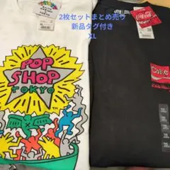キース・ヘリングTシャツ XL新品タグ付き 2枚セットまとめ売り