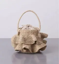 ユナイテッドアローズ フリルミニ カゴバッグ