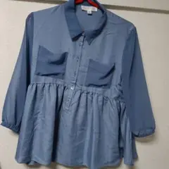 JILL STUART ブルーシャツ Sサイズ