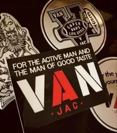 【超レア・新品・未使用】VAN JAC超特大ドライビングステッカー3枚セット販売 超レア・新品・未使用】VAN JACKET 超特大ドライビングステッカー