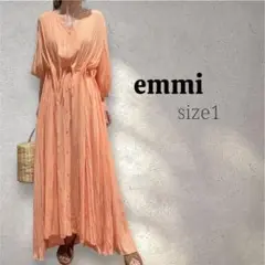 emmi atelier エミアトリエ オープンフロントワンピース