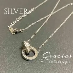 新品☆ チタン シルバー ネックレス 男女兼用