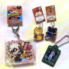 ヒロアカ爆豪勝己アクリルホルダー＋ワンピースメタルチャーム＋おまけ付き