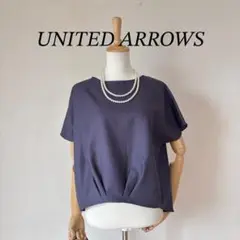 UNITED ARROWS ユナイテッドアローズ ネイビー ドルマントップス