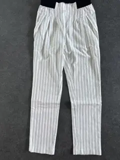 ストライプ ウエストゴムパンツ サイズ38
