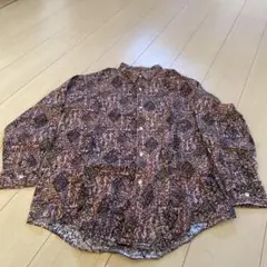 XENON MEN 幾何学模様シャツ Mサイズ