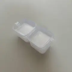 透明プラスチックミニ容器 6個セット　小物入れ
