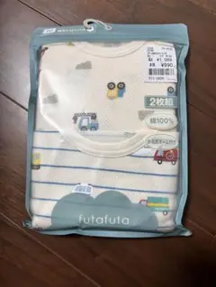 フタフタ バースデイ 肌着 90サイズ ロンパース