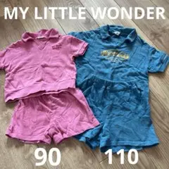 MY LITTLE WONDER 半袖短パン　セットアップ　90 110 セット