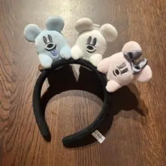 美品　ディズニー カチューシャハロウィン ミッキー　おばけ 2023