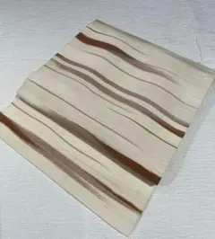 【紬ならなんでも合う】★★未使用正絹名古屋帯★★
