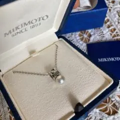 【MIKIMOTO】ミキモトパール ネックレス シルバー プレゼントにも!
