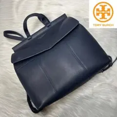 【良品✨】TORY BURCH トリーバーチ ネイビー リュック バッグパック