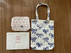 poppy トートバッグ　あさぎーにょ