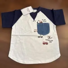 スラップスリップ 車デザイン Tシャツ 100cm